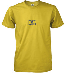 Gold dry fit T-shirt.
