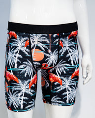 Flamingo compression shorts.