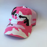 Pink Camo DSG dad hat.